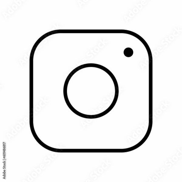Obraz Camera icon. Social media sign icon. Vector illustration.
