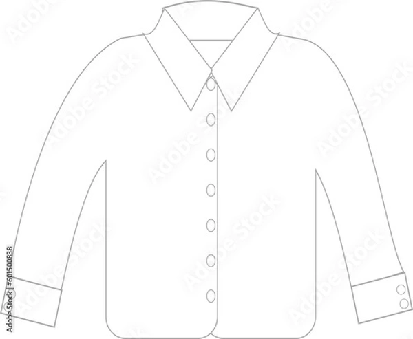 Obraz 白いワイシャツ