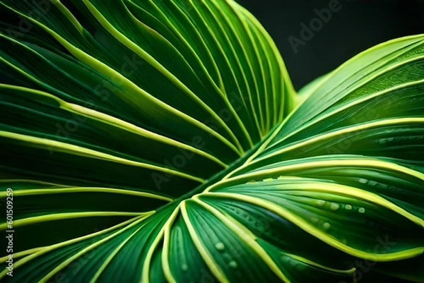 Obraz Grünes Blatt Wallpaper