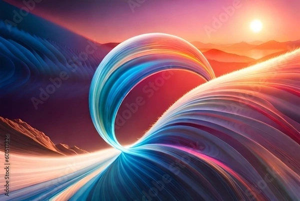 Obraz abstract rainbow background