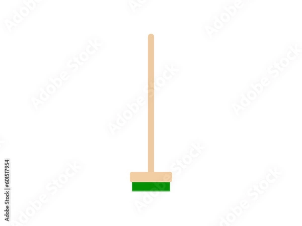 Obraz フラットデッキブラシアイコン