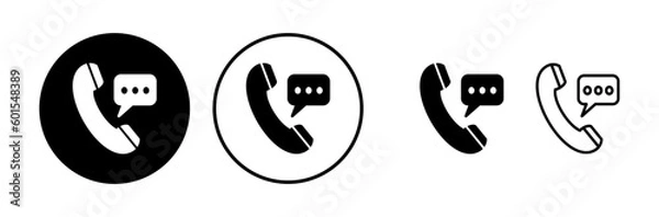 Fototapeta Call icon vector. phone icon vector