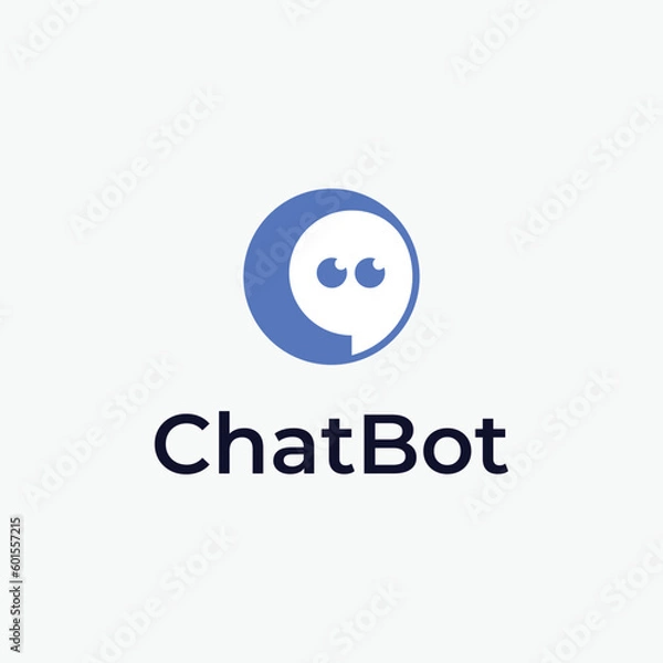 Obraz chat bot logo idea inspiration