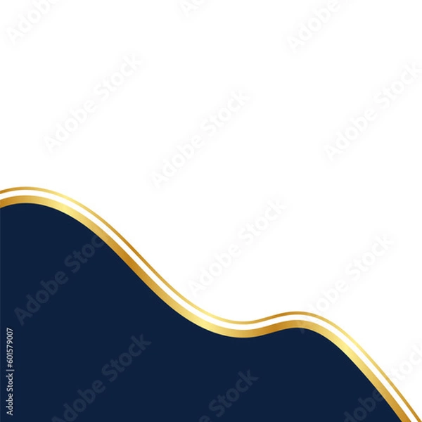 Fototapeta Corner Gold Line Islamic Element