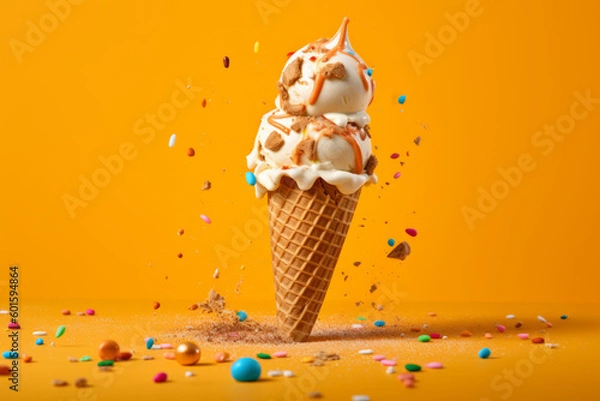 Obraz ice cream on a cone