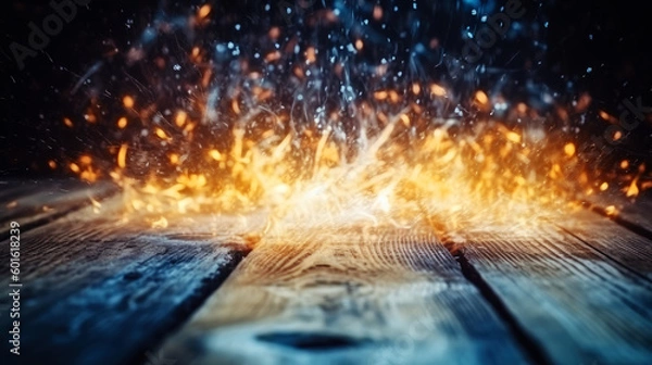 Fototapeta background with beautiful light flame. generative ai.