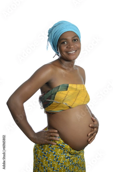 Obraz Schwangere Afrikanerin