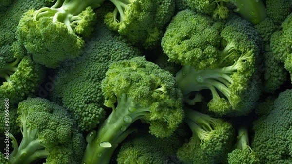 Obraz Fresh broccoli fullframe as texture