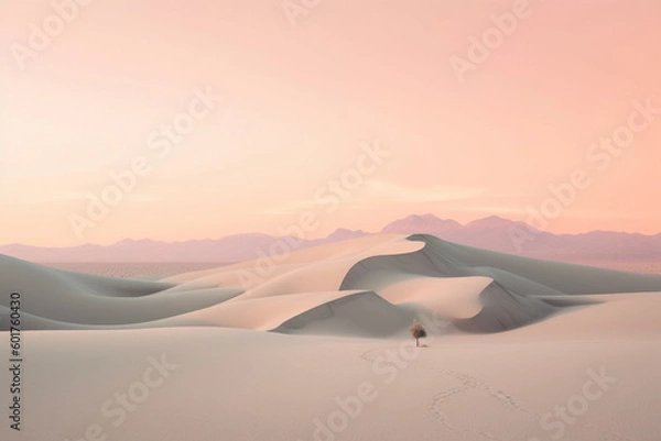 Obraz Minimalist desert scene