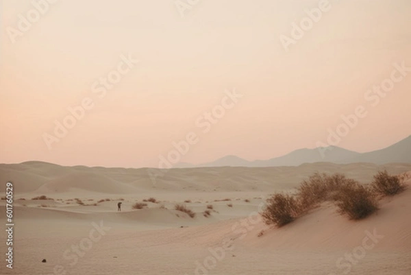 Obraz Minimalist desert scene