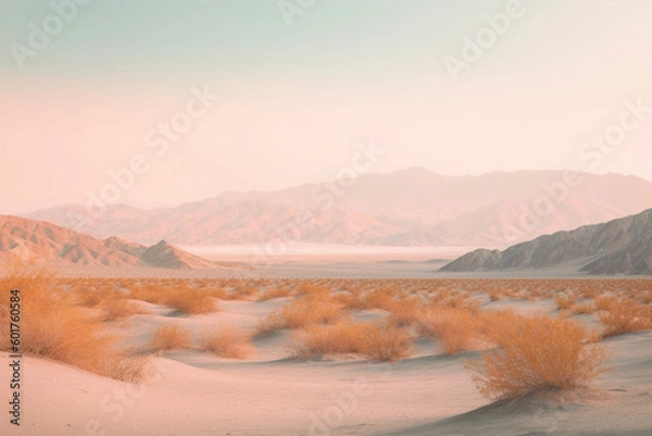 Obraz Minimalist desert scene