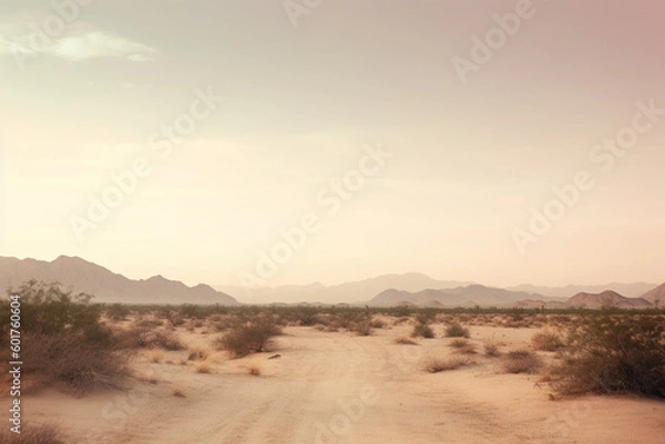 Obraz Minimalist desert scene