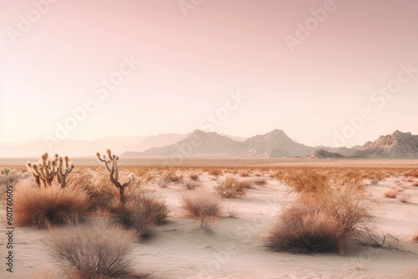 Obraz Minimalist desert scene