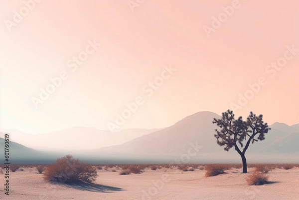 Obraz Minimalist desert scene