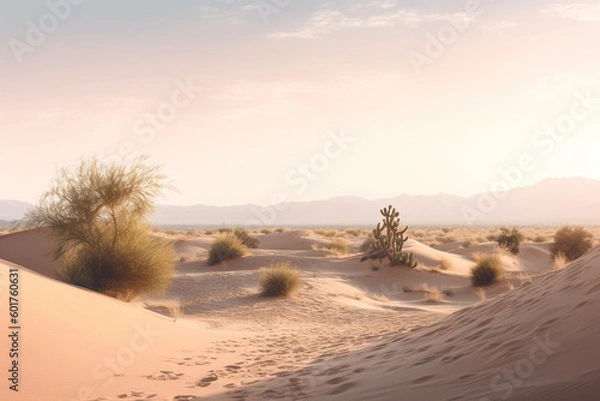 Obraz Minimalist desert scene