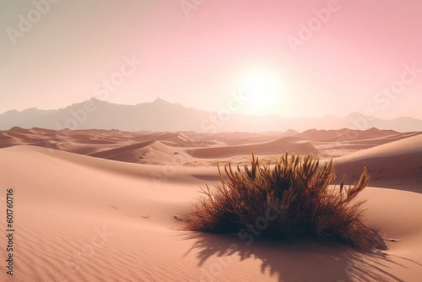 Obraz Minimalist desert scene