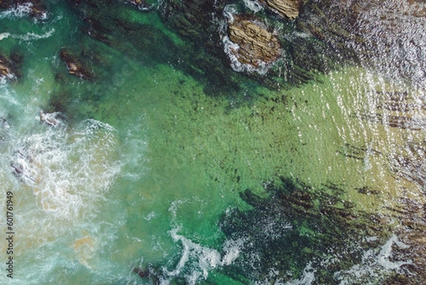 Obraz ocean seen from above