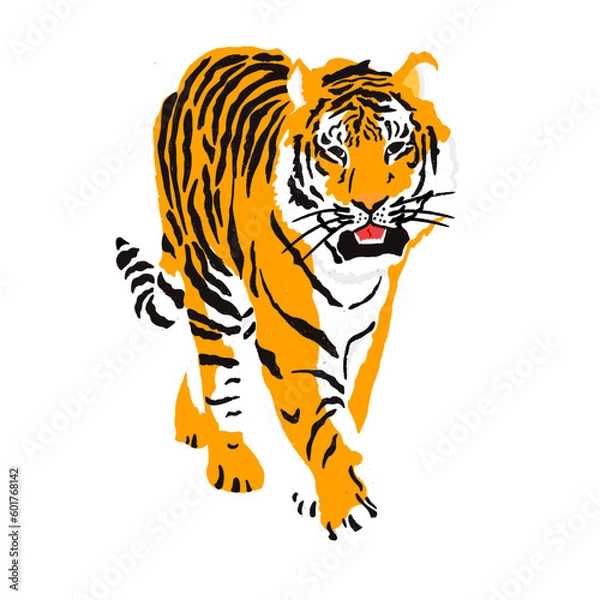 Obraz tiger illustration
