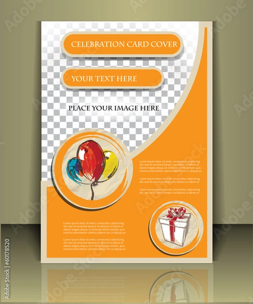 Obraz birthday brochure
