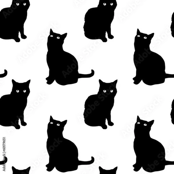 Obraz Cats Seamless Pattern