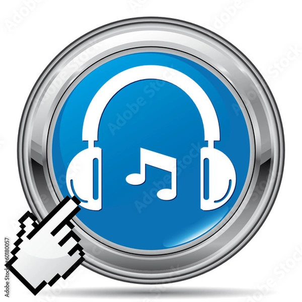Fototapeta EAR MUSIC ICON