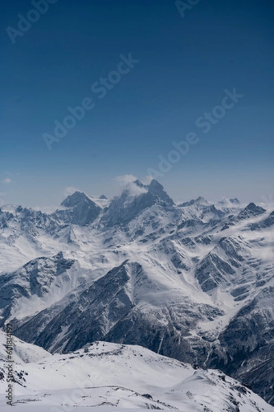 Fototapeta Ushba mountain view