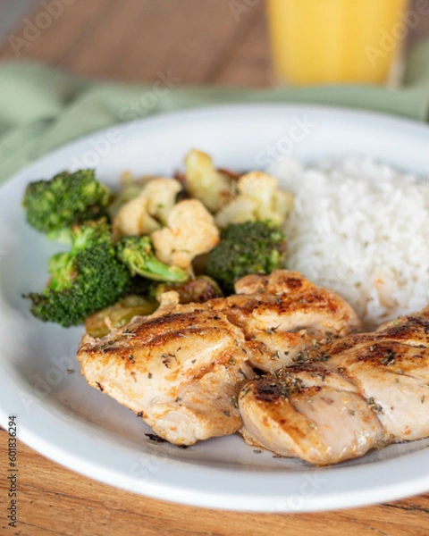 Obraz chicken with vegetables