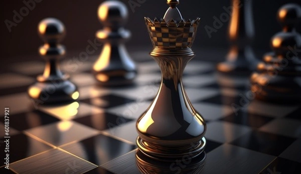 Obraz World Chess Day .Generative AI.