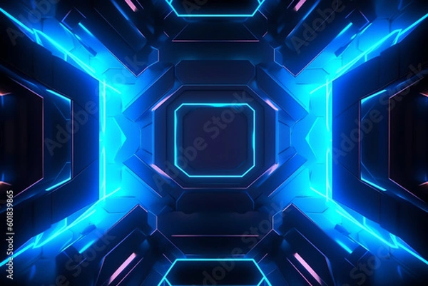 Obraz Abstract background texture. trendy dynamic art with glowing effect. bright color fluid art 3d render.
