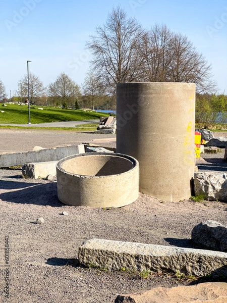 Obraz blocks on a site