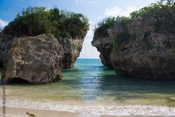 Obraz 久手堅海岸