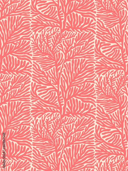 Obraz Pink corals pattern