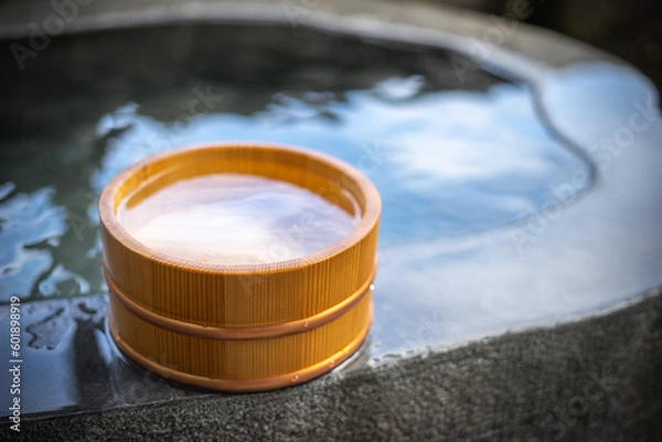 Fototapeta 日本の温泉　和風イメージ