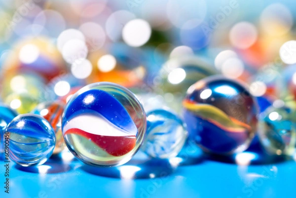 Fototapeta ビー玉の画像素材　マクロイメージ