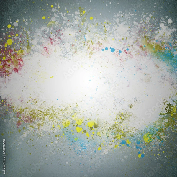 Obraz Creative grunge background. Graffiti splatter on a wall