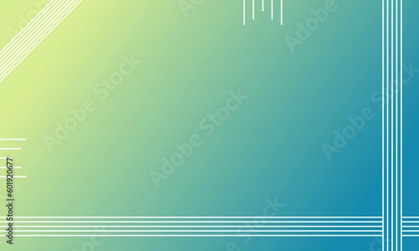 Obraz Gradient color template with curves lines and elements. Vector illustration for presentation background wallpaper.