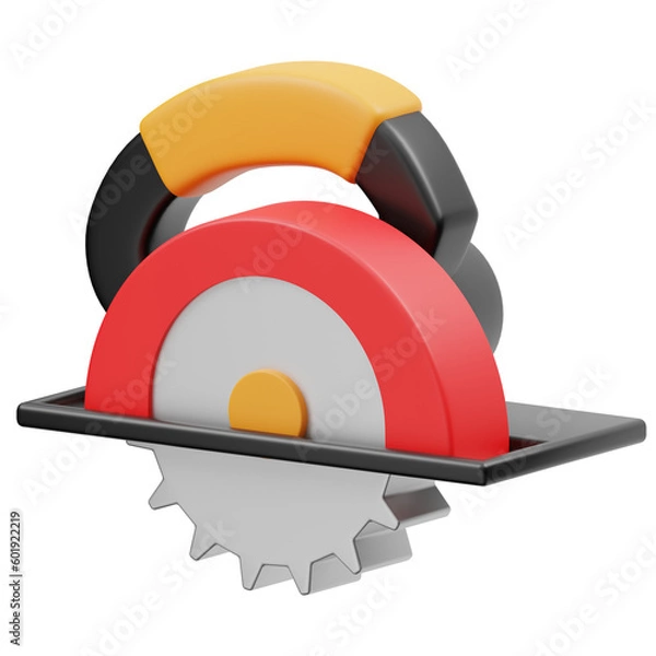 Obraz The Circular Saw Tools 3D Icon