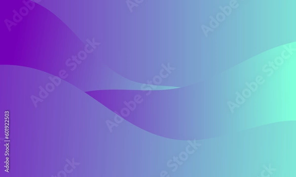 Obraz Wave abstract with gradient color background. Dynamic color abstract background. Motion vector illustration. Use for presentation, advertising, and wallpaper 