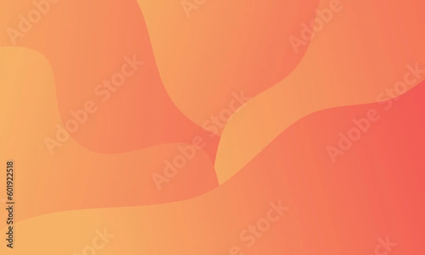 Fototapeta Wave abstract with gradient color background. Dynamic color abstract background. Motion vector illustration. Use for presentation, advertising, and wallpaper 
