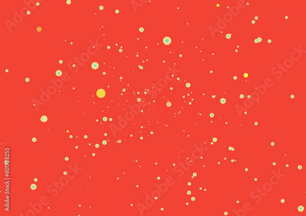 Obraz 真っ赤なインパクトのある背景　デザイン　クリスマス　和