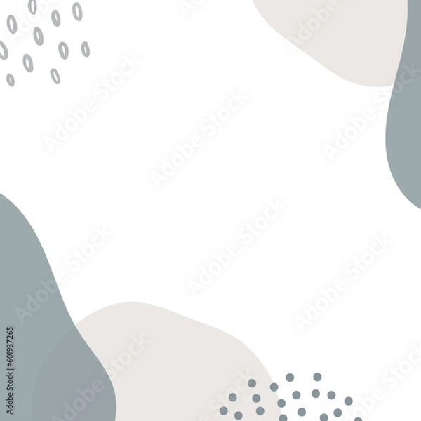 Fototapeta Abstract frame with freeform shape