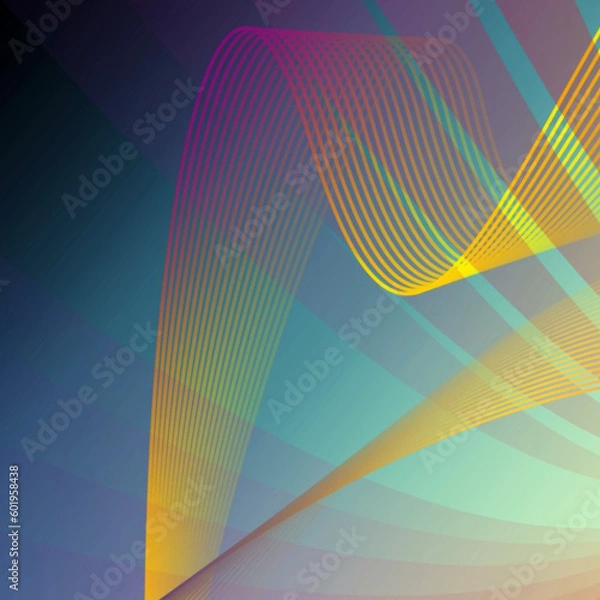 Obraz abstract colorful background generated AI