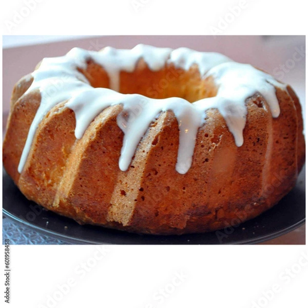 Fototapeta cake with chocolate generated AI