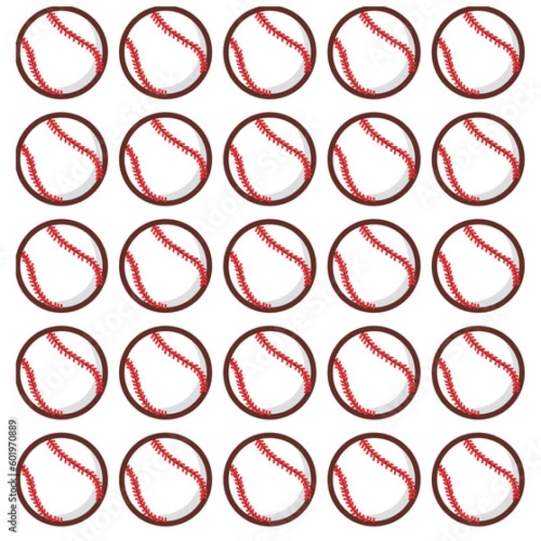 Obraz Set of baseball 