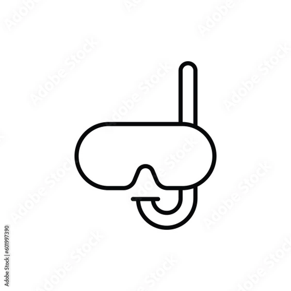 Obraz Scuba Diving icon vector stock.