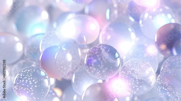 Fototapeta abstract background with bubbles