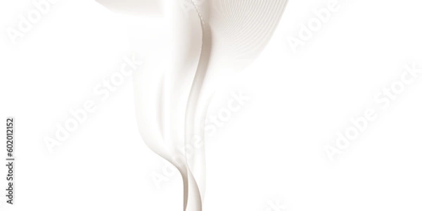 Fototapeta Abstract smoke background lines wave abstract stripe design. White background, mesh abstract, vector blurred soft blend color background .
