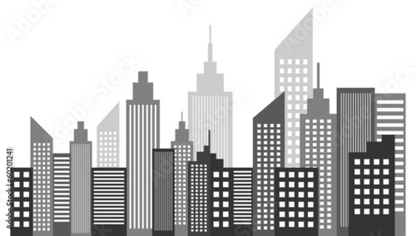 Obraz Modern Metropolis City Skyscrapers Skyline