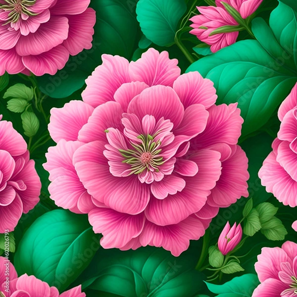 Obraz Flower pattern. AI