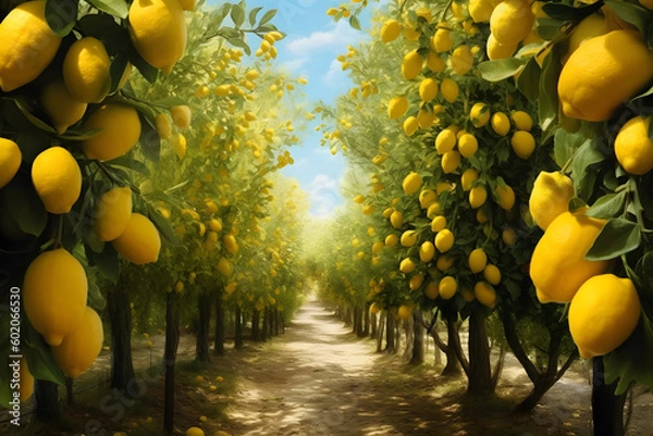 Obraz lemon trees